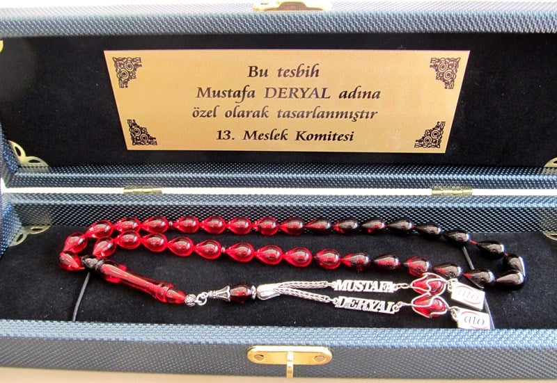 Sıkma Kehribar Tesbih