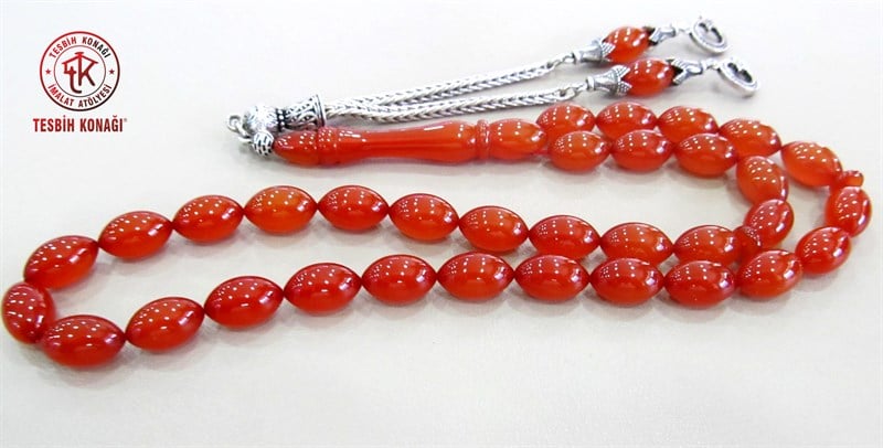 Sıkma Kehribar Tesbih