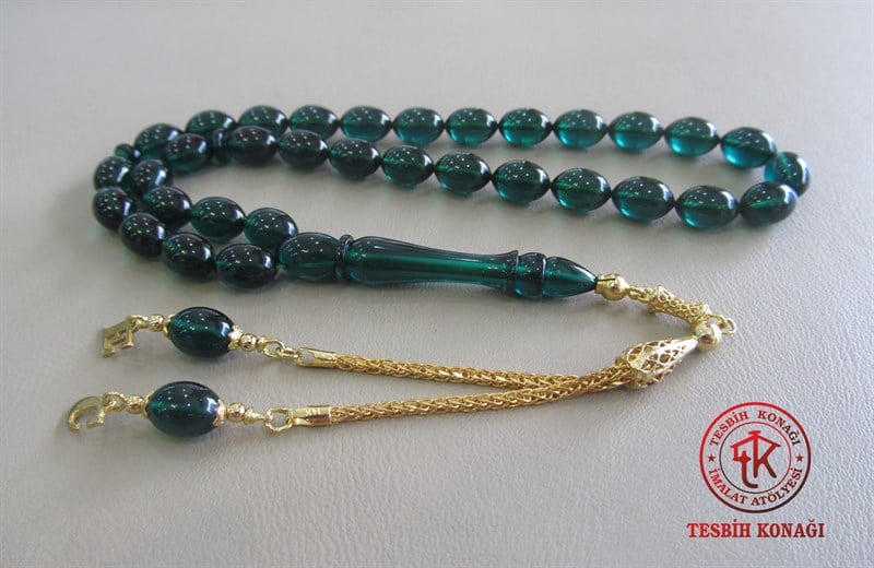 Sıkma Kehribar Tesbih