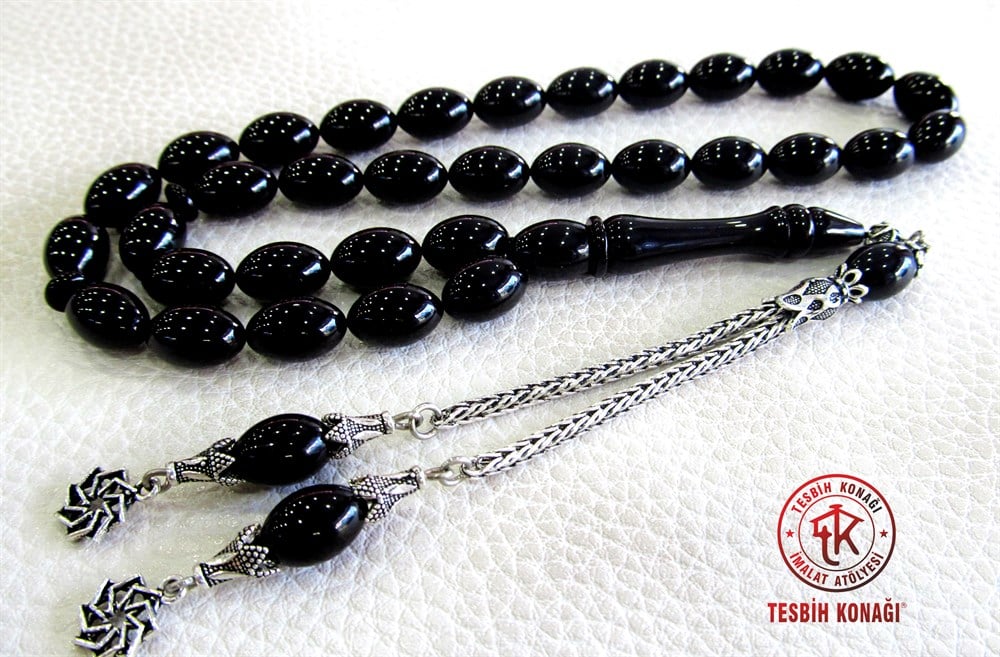 Sıkma Kehribar Tesbih