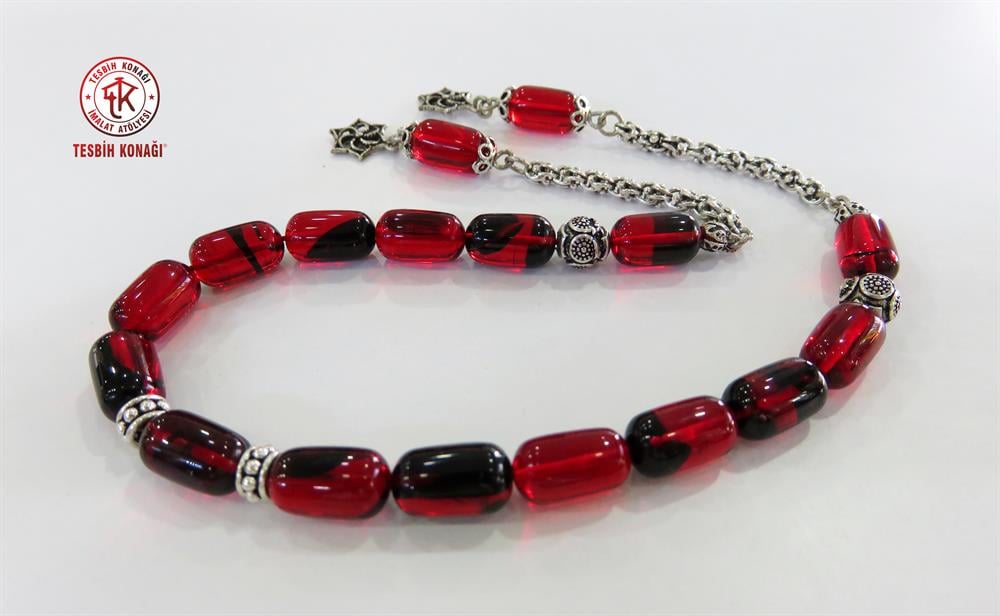 Sıkma Kehribar Tesbih