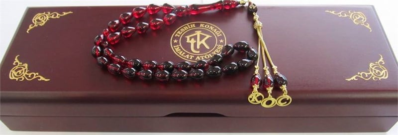 Sıkma Kehribar Tesbih