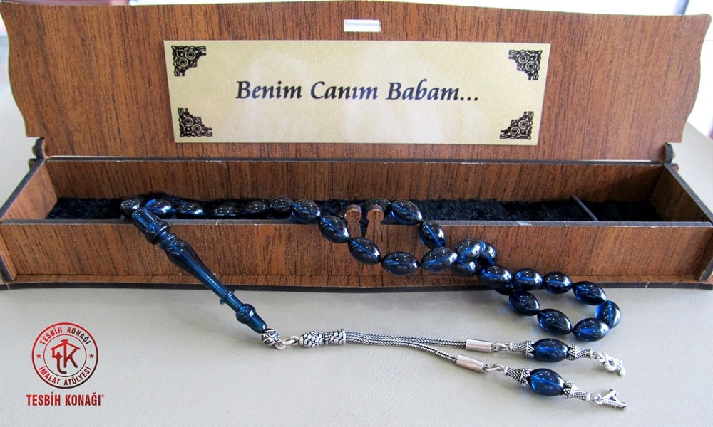 Sıkma Kehribar Tesbih