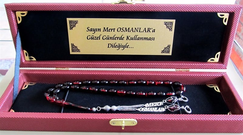 Sıkma Kehribar Tesbih