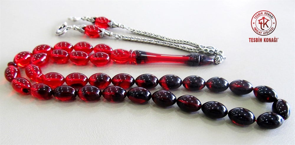 Sıkma Kehribar Tesbih