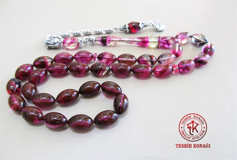 Sıkma Kehribar Tesbih