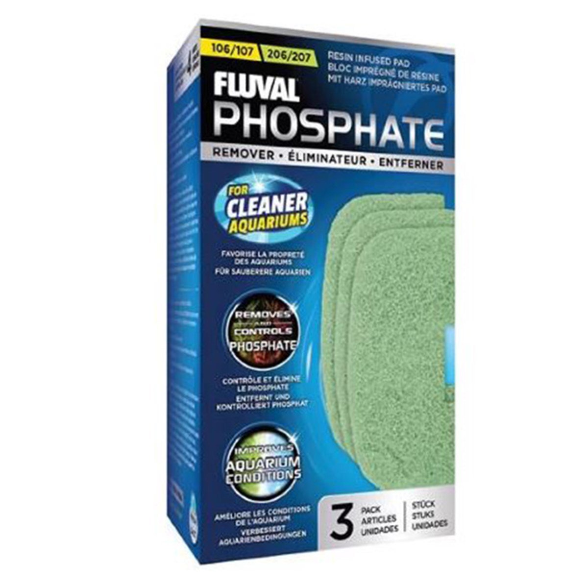  FLUVAL 107/207 İÇİN PHOSPHATE REMOVER 3 LÜ PAKET015561102605