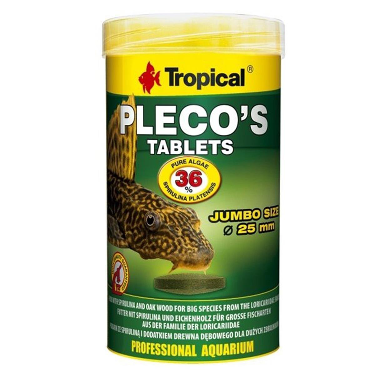 20337-TROPICAL PLECO S TABLETS 5L/3KG5900469203378