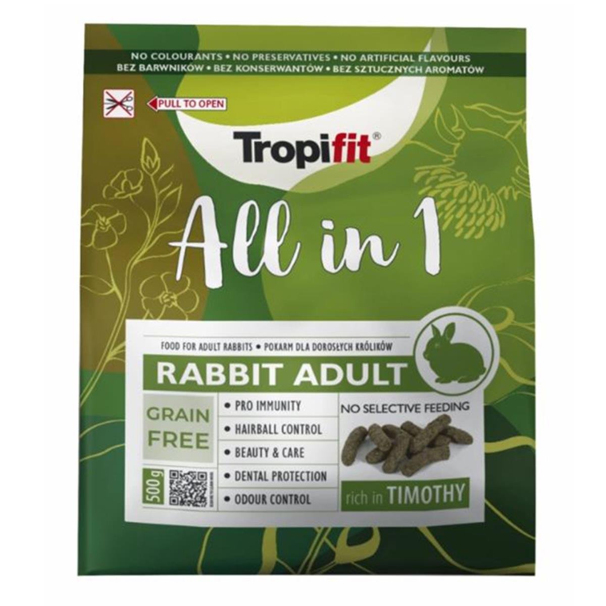 50532-TROPIFIT ALL IN 1 RABBIT ADULT 500G5900469505328