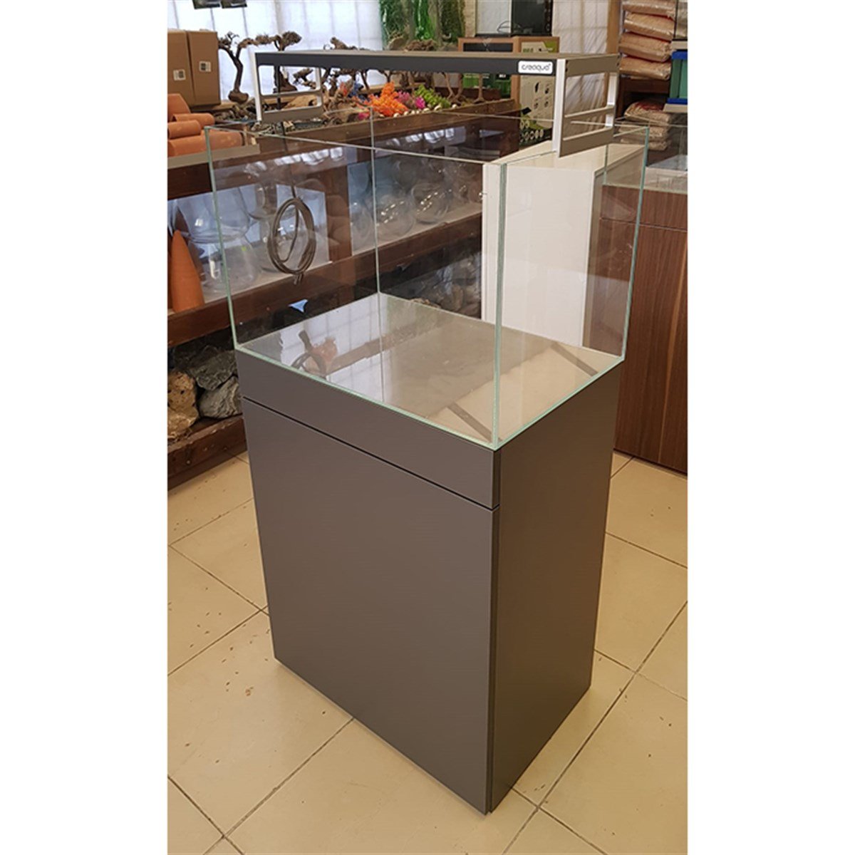 60x40x40(H) cm Full Ultra Clear Fabrika Rodajlı MDF Mobilyalı AkvaryumAkv6040