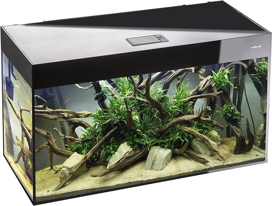AQUAEL GLOSSY AKVARYUM SETİ 80 D&N SİYAH5905546341905