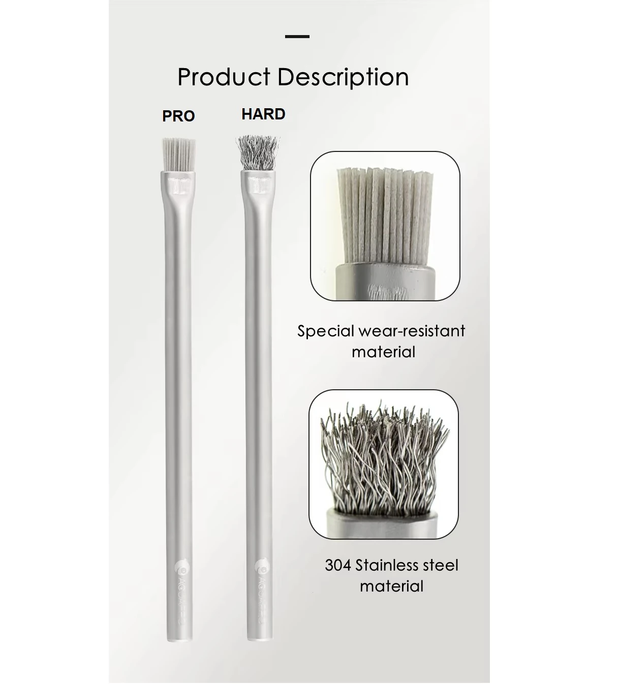 AQUAPRO ALGAE BRUSH HARD 23CM YOSUN TEMİZLİK FIRÇASI6975017510764