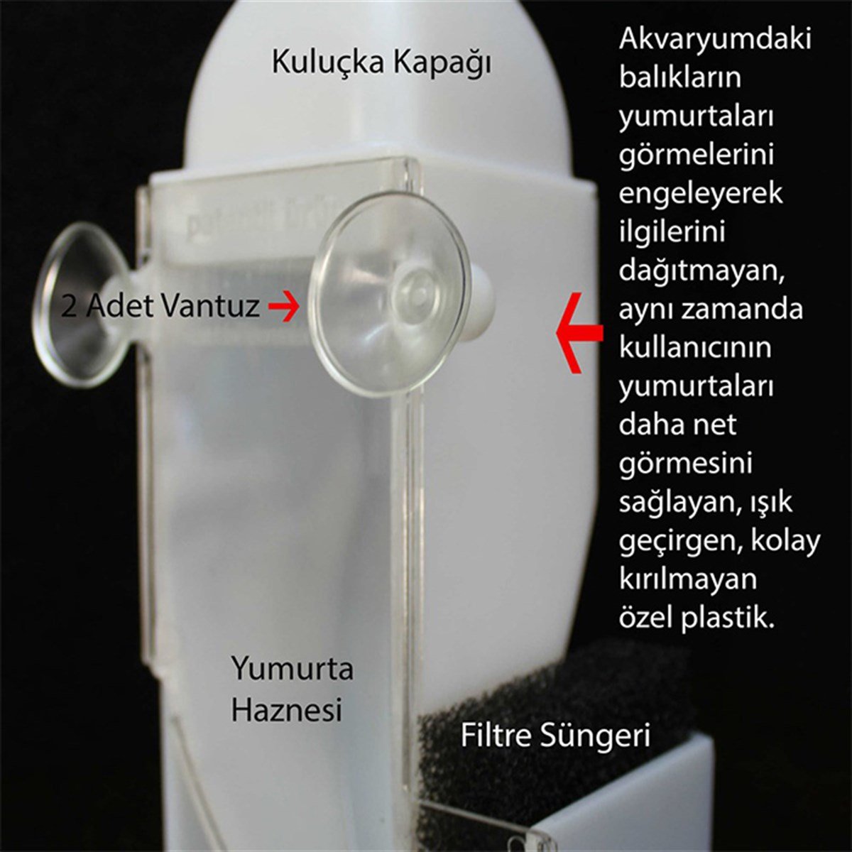 BİOLİFE TURBOJET 0,5 MM FİLTRELİ KULUÇKA X68690000042609