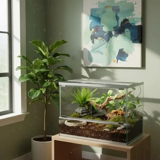 CREAQUA 45X45X60 PLANTED TERRARIUM4545TERRA