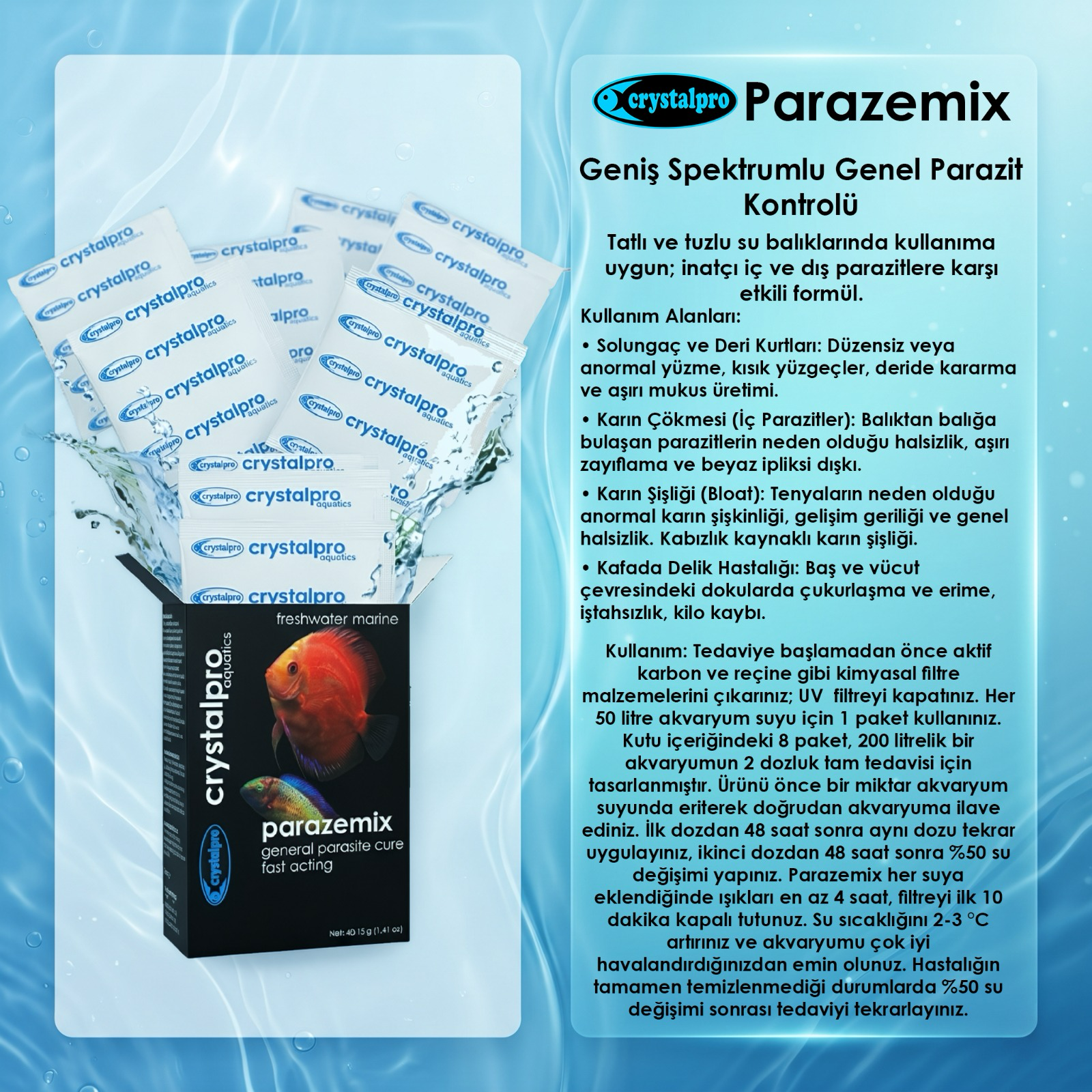 CRYSTALPRO PARAZEMİX 40 GR8681644073142