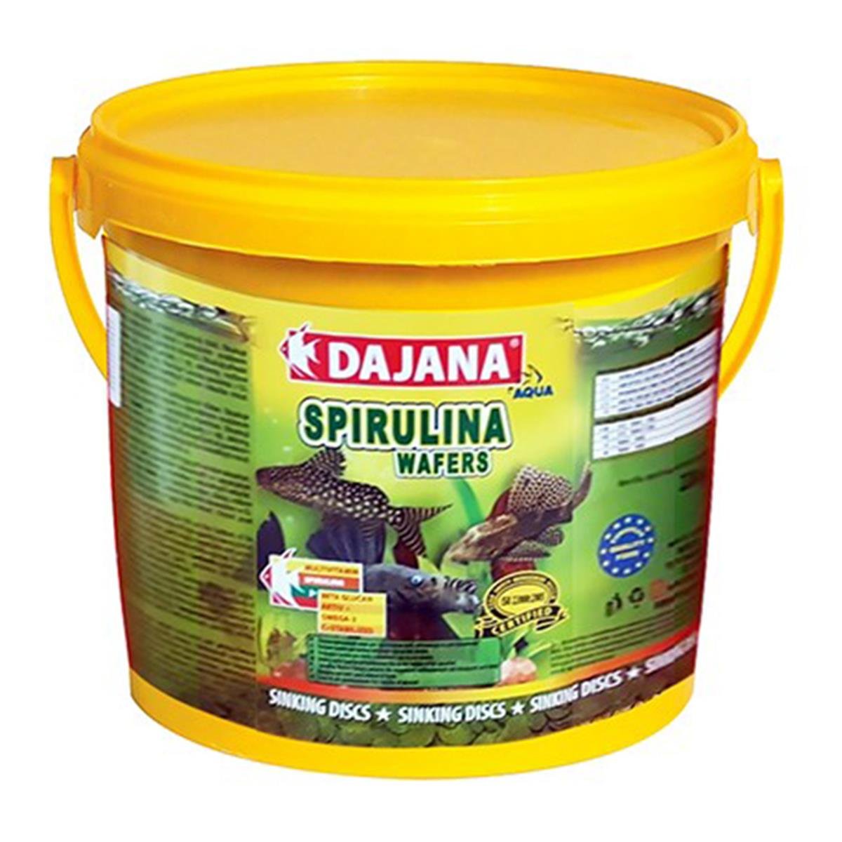 DAJANA MİNİ SPİRULİNA WAFERS KOVA 50 GR (AÇIK)651