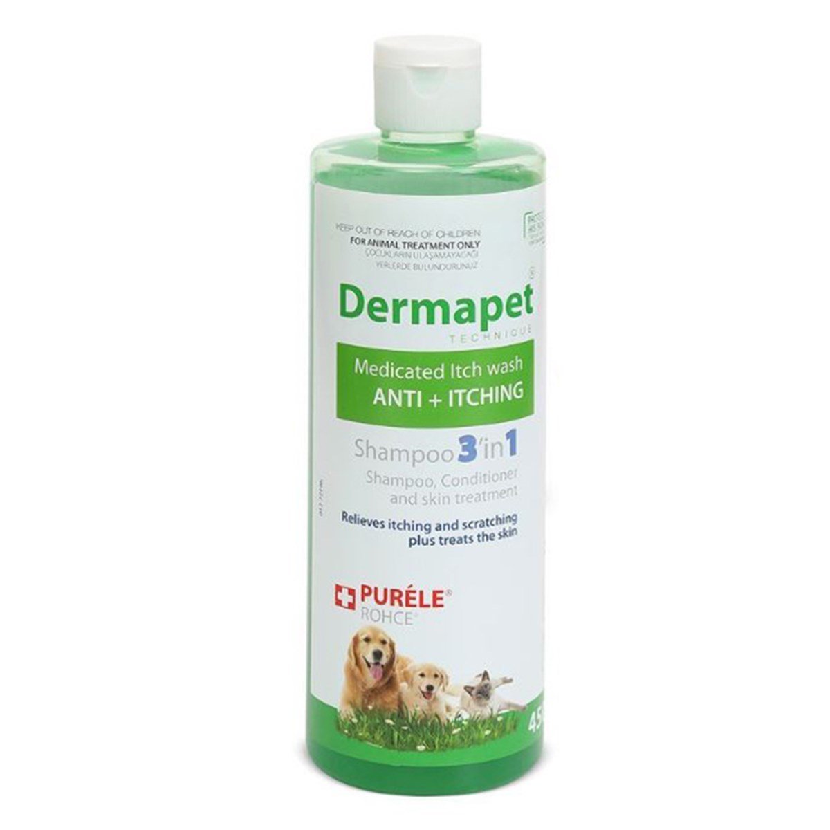 DERMATOLOJİK ETKİLİ 3İN1 PET ŞAMPUANI  450ML8680782190018