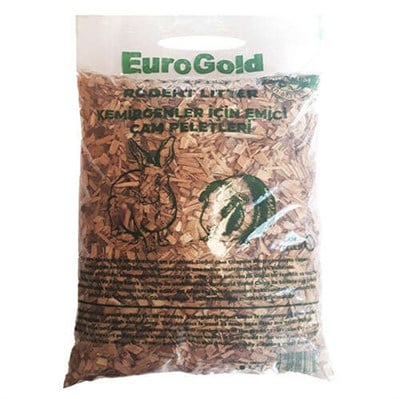 EURO GOLD WILD RODENT AĞAÇ PARÇALARI KEMIRGEN İÇIN EMICI ÇAM PELETI TABAN ALTLIĞI 5 LT