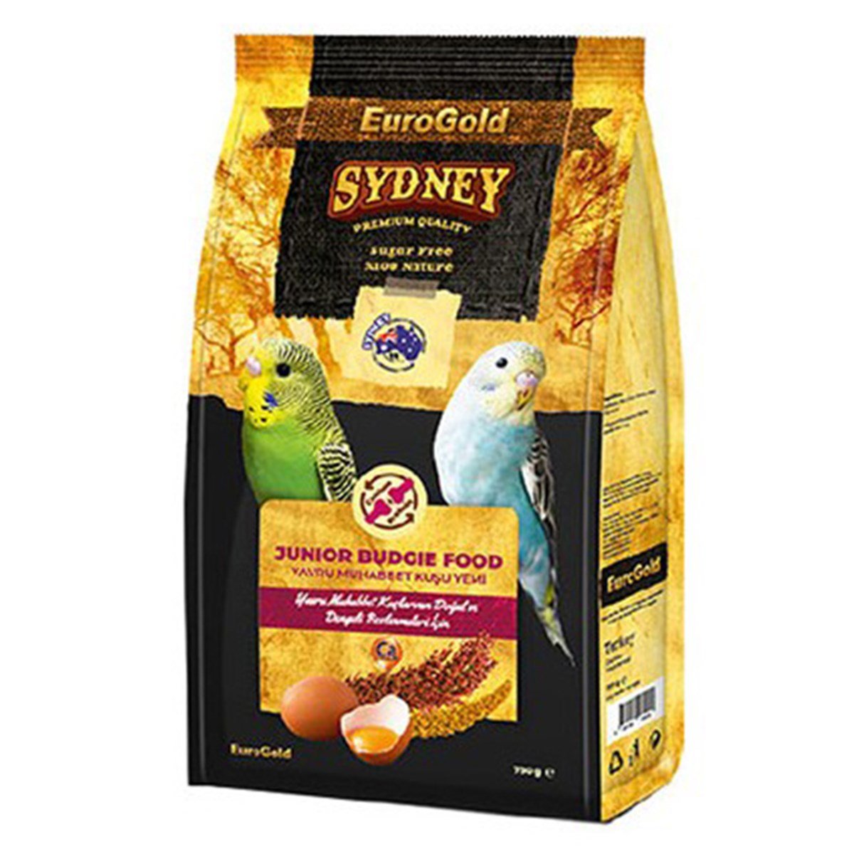 EUROGOLD SYDNEY MUHABBET KUŞU YEMİ 750 GR8681144130925