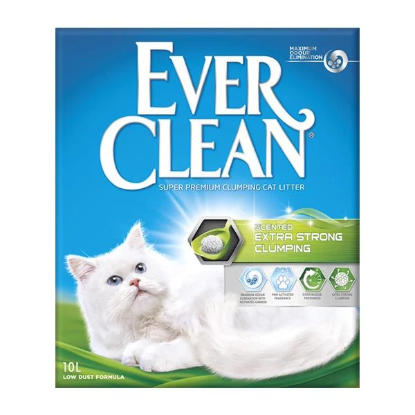 EVER CLEAN EXTRA STRONG SCENTED (EKSTRA GÜÇLÜ) KOKULU KEDI KUMU 10 LT 5060255492161