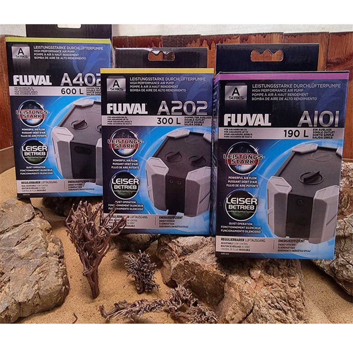 FLUVAL AİR 402 HAVA MOTORU ÇİFT ÇIKIŞLI015561014175