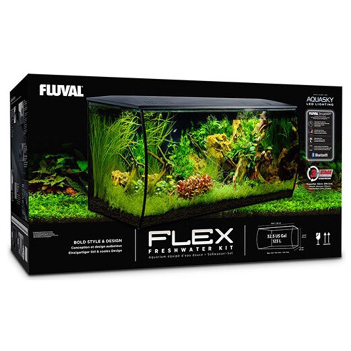 FLUVAL FLEX AKVARYUM 123 LT 015561149952