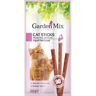GARDENMİX CİĞERLİ KEDİ STİCK KEDİ ÖDÜL 3X5G