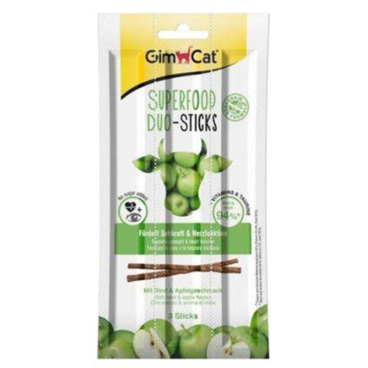 GC STICKS.DUO SIĞIR VE ELMA ÖDÜL ÇUBUĞU 3 LÜ 15GR4002064420561
