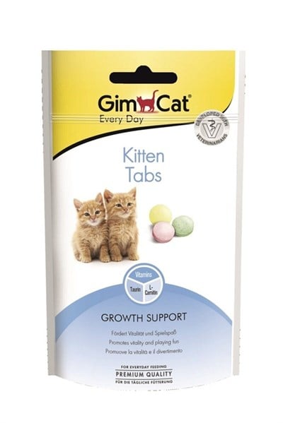 GIMCAT KITTEN TABS YAVRU KEDI ÖDÜL TABLETI 40 GR