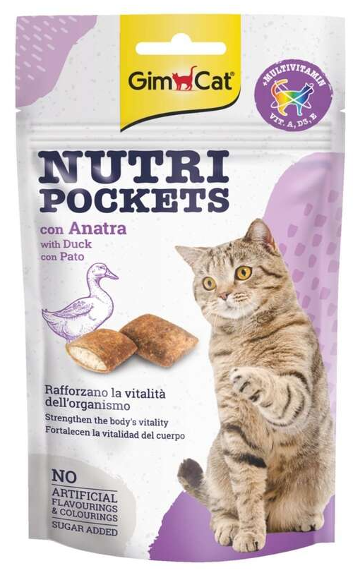 GİMCAT NUTRIPOCKETS ÖRDEK&MULTIVITAMIN 60GR4002064419367
