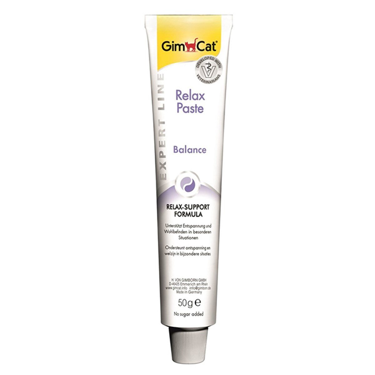 GIMCAT RELAX PASTE KEDI SAKINLEŞTIRICI KEDİ MACUNU 50 GR4002064421698