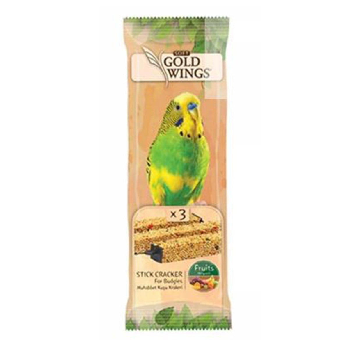 GOLD WİNGS MEYVELİ KRAKER 3 LÜ8680468040248