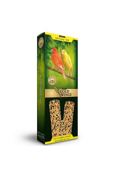 GOLD WINGS PREMIUM BALLI VE YUMURTALI KANARYA KRAKERI KUTULU 2 ADET