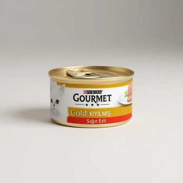 GOURMET GOLD KIYILMIŞ SIĞIR ETLİ KEDİ KONSERVESİ 85G8445292081344