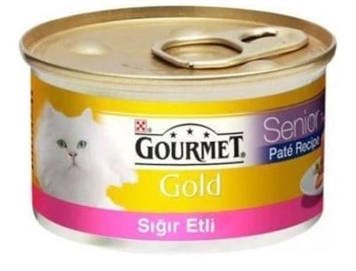 GOURMET GOLD KIYILMIŞ SIĞIR ETLI KEDI MAMASI 85 GR