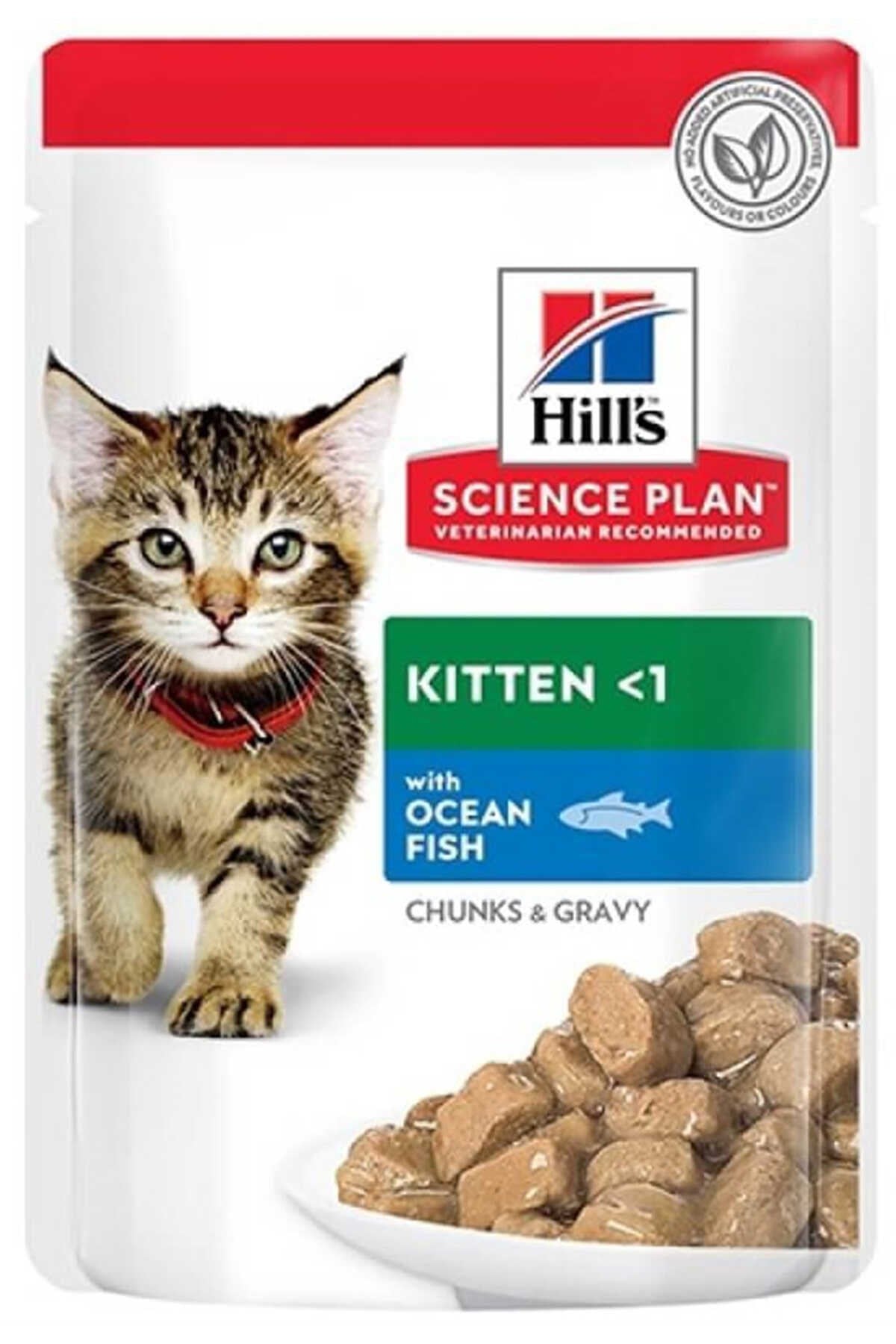 Hill's Science Plan Okyanus Balıklı Yavru Kedi Pouch Yaş Maması 85 gr052742211305