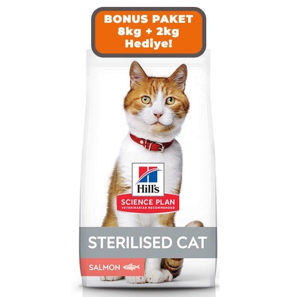 Hill's Science Plan Somonlu Kısırlaştırılmış Yetişkin Kedi Maması 10 kg052742071374