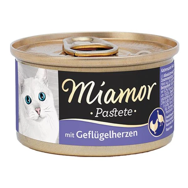 MIAOMOR PASTETE YÜREKLİ KEDİ KONSERVESİ 85 GR42017073