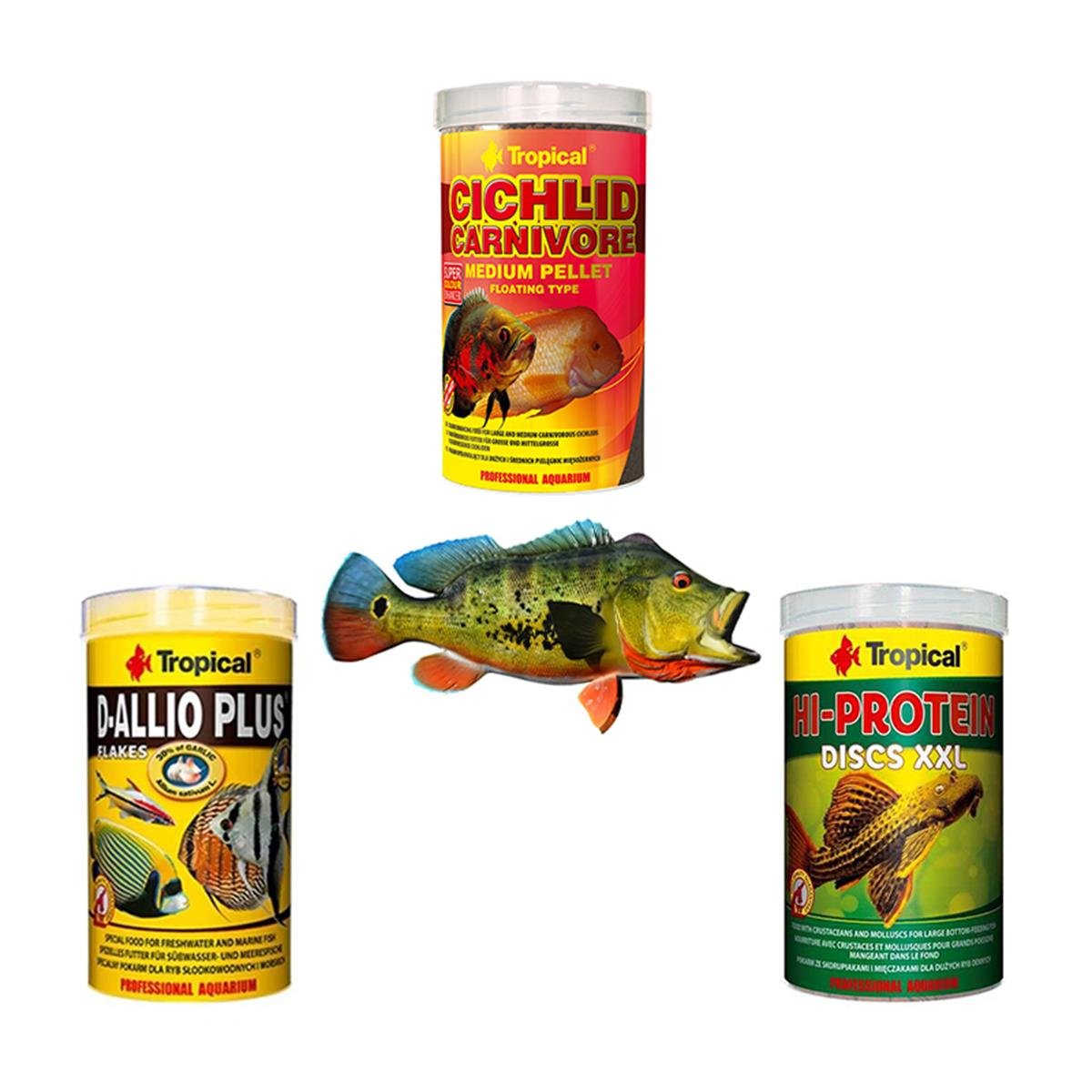 Monster Balıklarına Özel Yem Paketi (AÇIK YEM)Monsterpaket