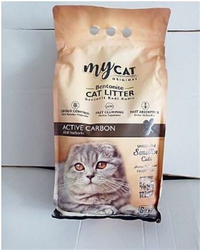 MYCAT KEDİ KUMU AKTİF KARBONLU 5 LT