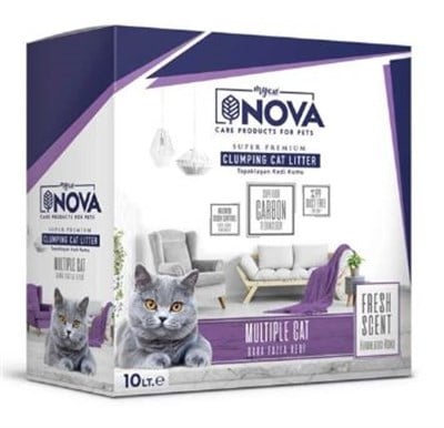 MYCAT NOVA FERAHLATICI KOKU (DAHA FAZLA KEDİ) PREMİUM KEDİ KUMU 10LT