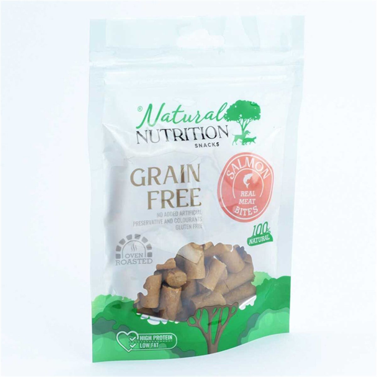 NATURAL NUTRİTİON SOMON ETİ MİNİK TANELER KÖPEK ÖDÜLÜ 75 GR8683497000597