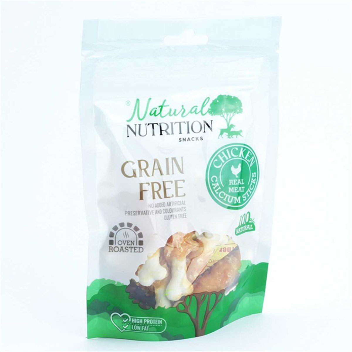 NATURAL NUTRİTİON TAVUK ETİ KALSİYUM KEMİK KÖPEK ÖDÜLÜ 75 GR8683497000603