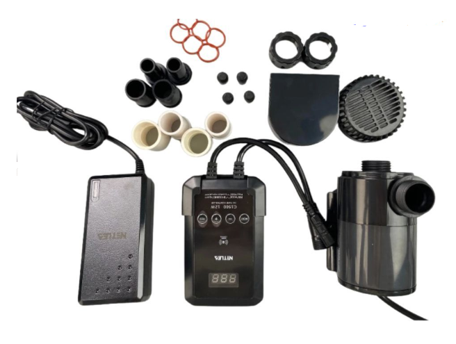 NETLEA DC DEBİ AYARLI KAFA MOTORU C9000 70W 6000L/H -5 METRE6949625020250