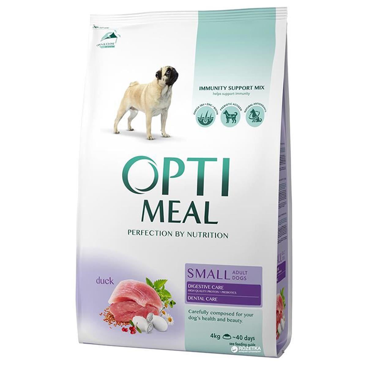 OPTIMEAL ÖRDEKLİ YETİŞKİN KÜÇÜK IRK KÖPEK 4 KG4820083905537
