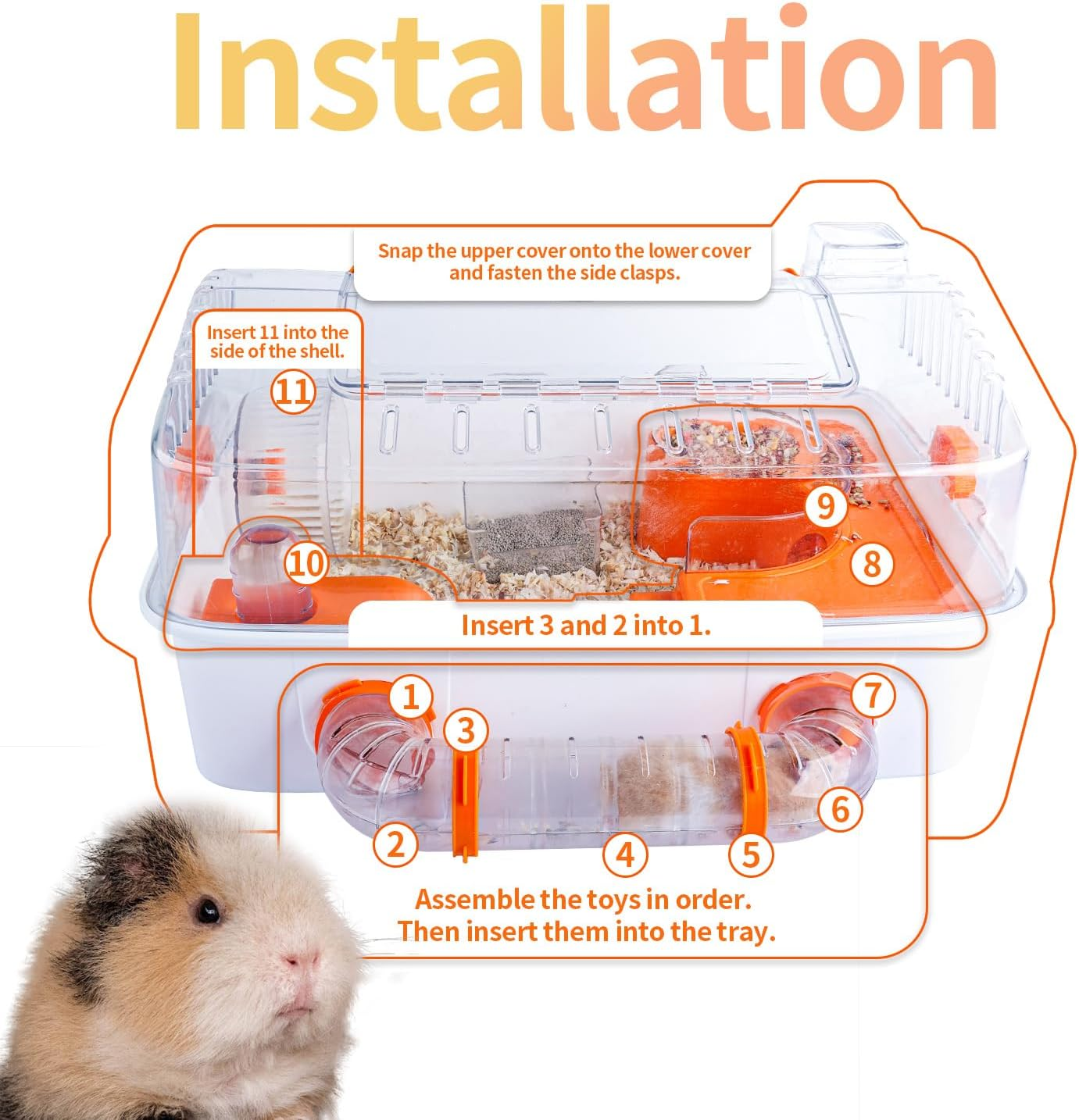 PAWİSE HAMSTER VİLLA 52X36X27CM8886467590658