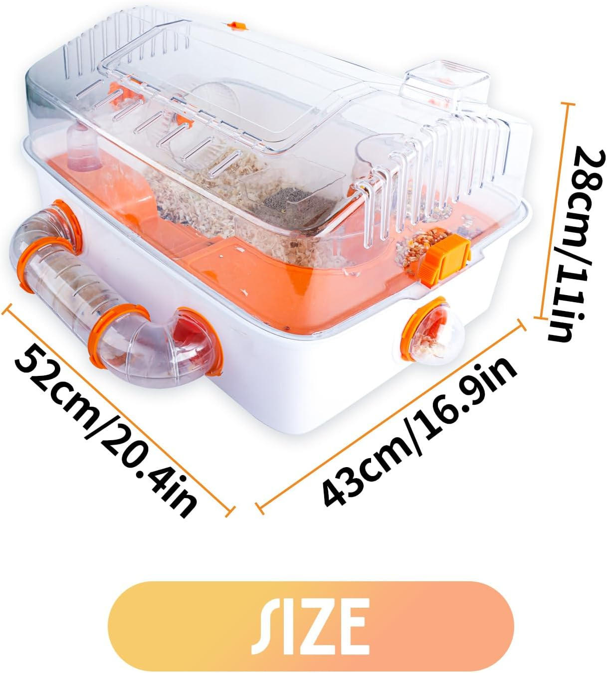 PAWİSE HAMSTER VİLLA 52X36X27CM8886467590658