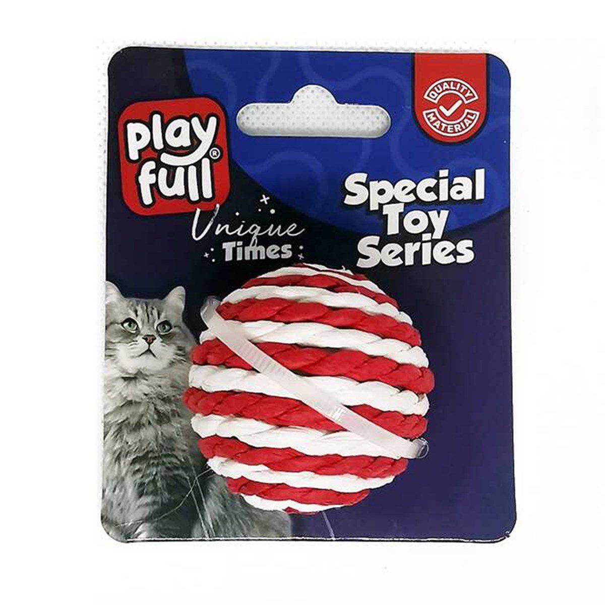 PF-4053 PLAYFULL HASIR TOP KEDİ OYUNCAĞI 4 CM8683497040531