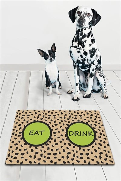 PVC DALEDA KEDİ KÖPEK MAMA PASPASI