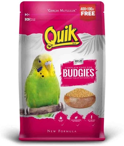 QUIK MUHABBET KUŞU YEMI 400+100 GR (TOPLAM 500 GR)